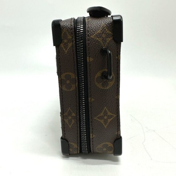 Authentic LOUIS VUITTON M45935 MonogramMacassar Handle soft Trunk Bag Shoulder B - Picture 6 of 12